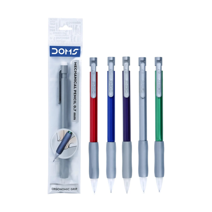DOMS Mechanical Pencil 0.7 MM (Multicolor)-As per Stock