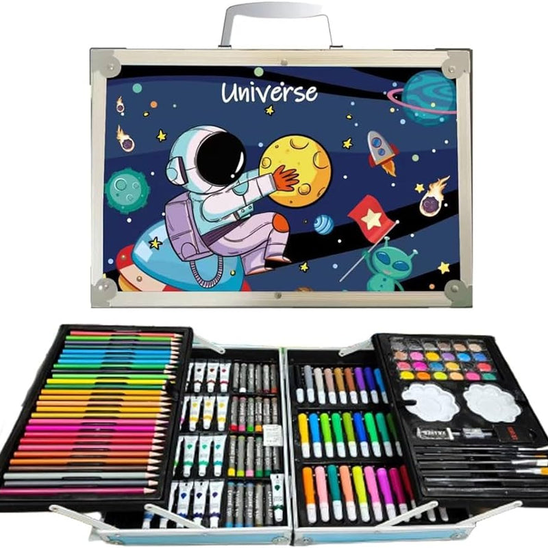 Deluxe Art Drawing Colour Suitcase Kit Set for Kids