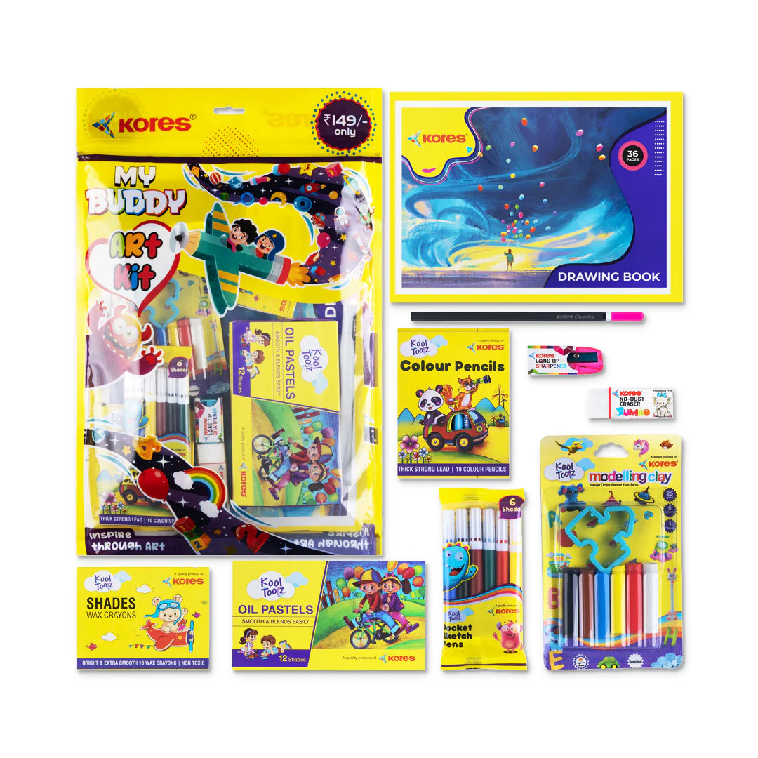 Kores My Buddy Art Kit – Art & Craft Supply