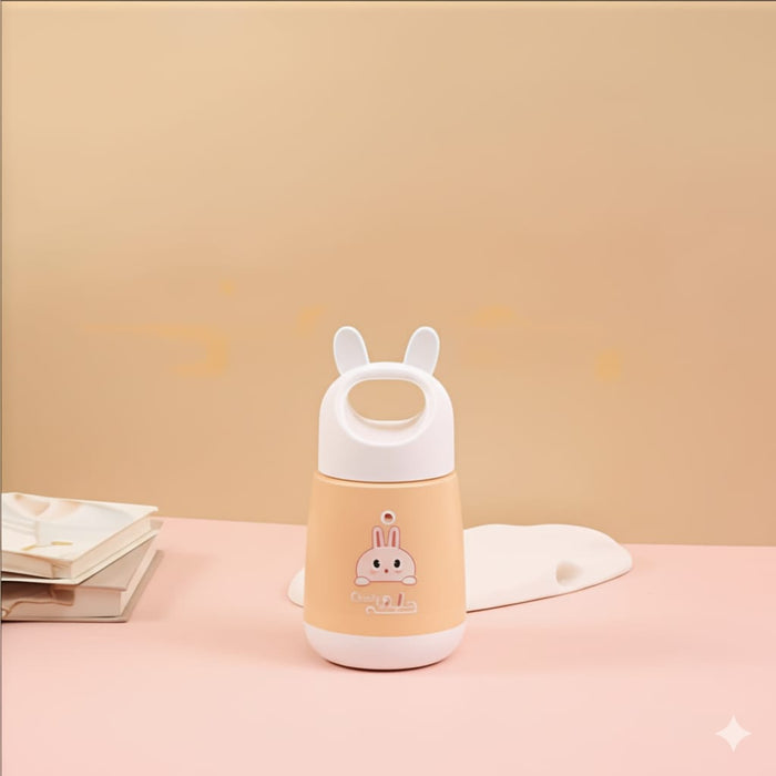 Rabbit Kids Vacuum Flask Bottle – 250ml Insulated Glass Water Bottle