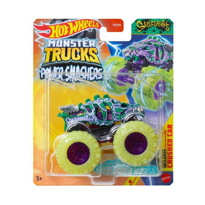 Hot Wheels Monster Truck Power Smashers Skelesaurus