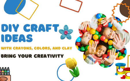 DIY Craft Ideas with Crayons, Colors, and Clay