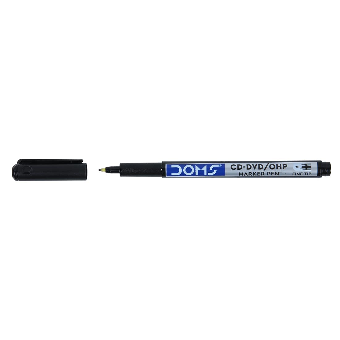 DOMS Permanent Marker Pen (Black,Red,Blue,Green)