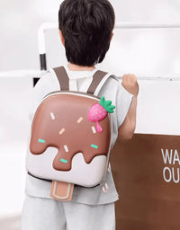 3D Ice-cream Shape Cute Backpack (Premium)
