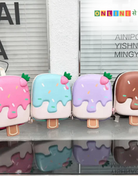 3D Ice-cream Shape Cute Backpack (Premium)
