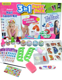 3 in 1 Party Pack Deluxe Nail Salon Kit
