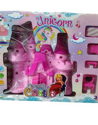 Unicorn Castle Doll House with Furniture | Play Set for Kids

