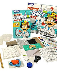 Genius Science Kit with 45 Fun Tricks for Age 6+ Kids
