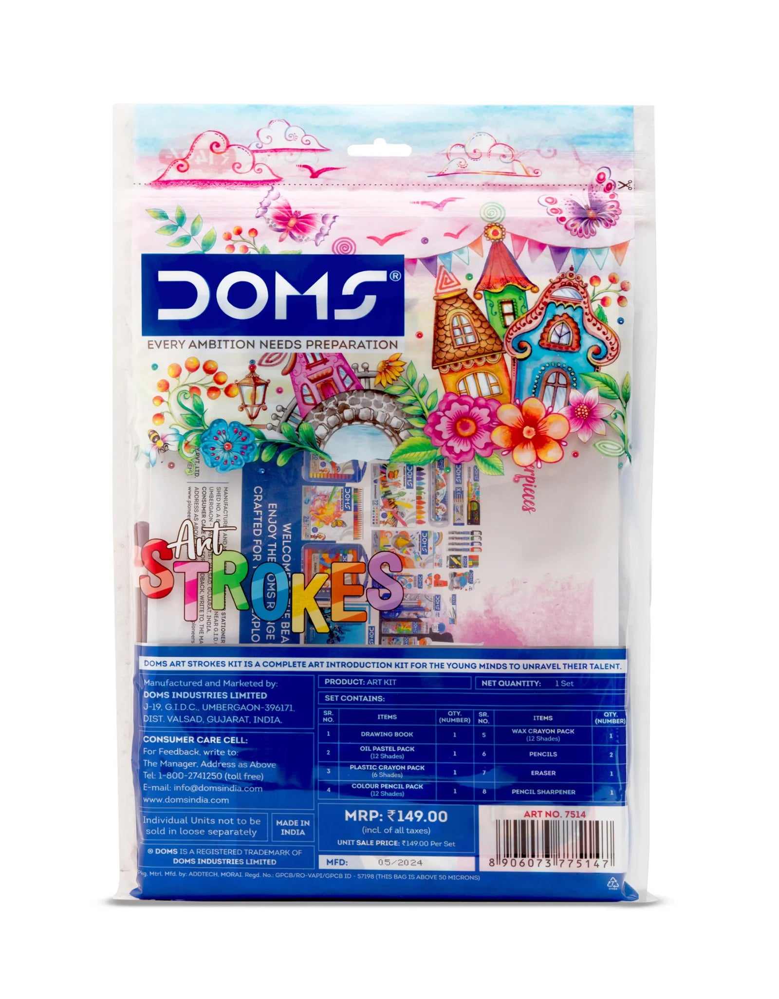 DOMS Art Strokes Kit