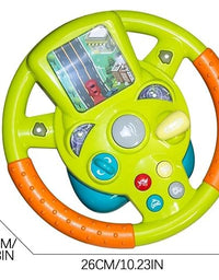 Little Driver Steering Wheel Toy with Music, Games & Vehicle Sounds
