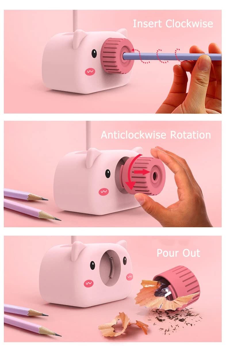 Cartoon LED Study Lamp with Sharpener