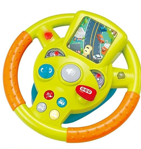 Little Driver Steering Wheel Toy with Music, Games & Vehicle Sounds