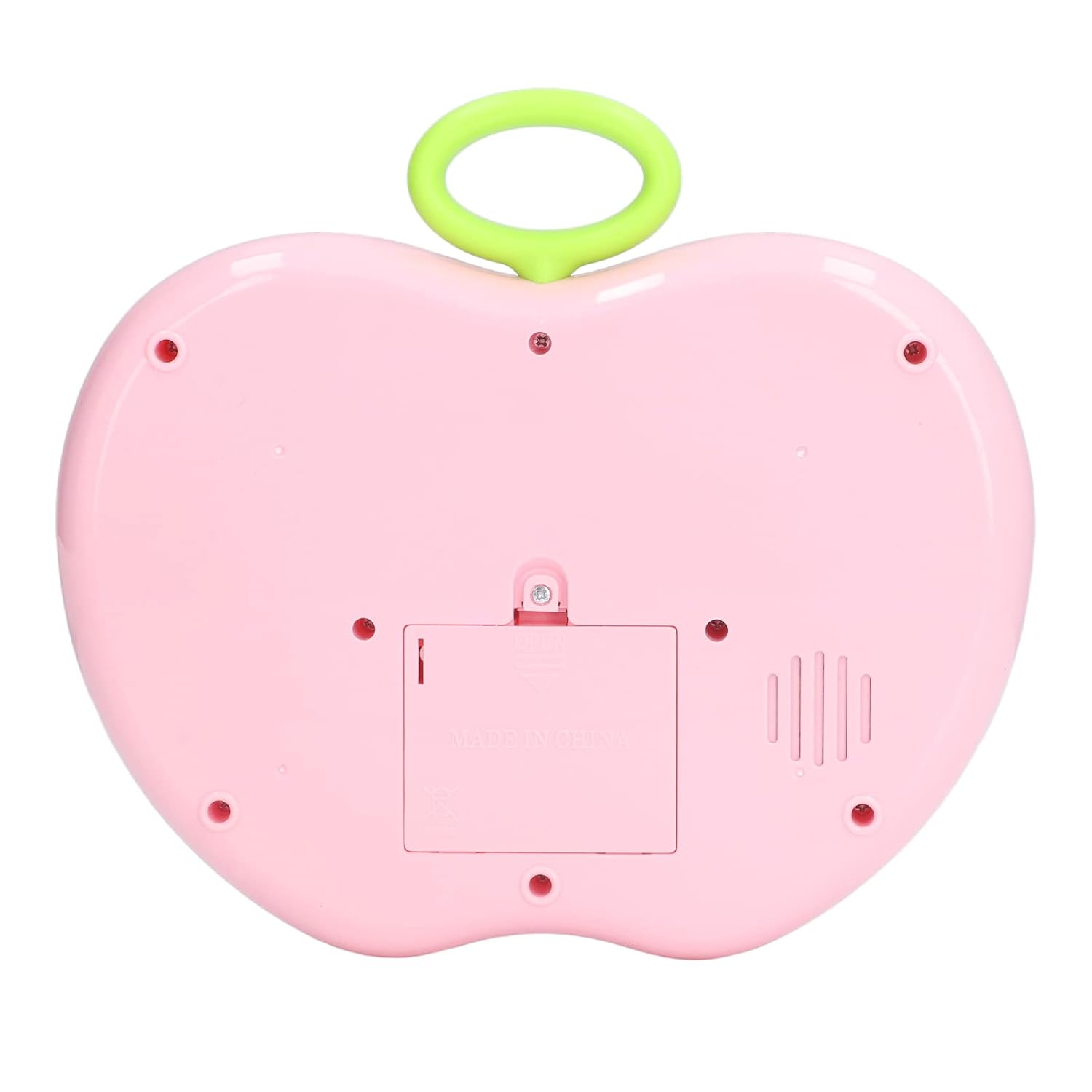 Apple Shape Electronic Educational Computer Toy | Multifunctional Musical Learning Animal Sound Laptop Toy for Kids