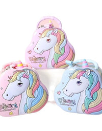 Unicorn Piggy Bank - Stylish Money Saving Tin Coin Bank with Lock and Key
