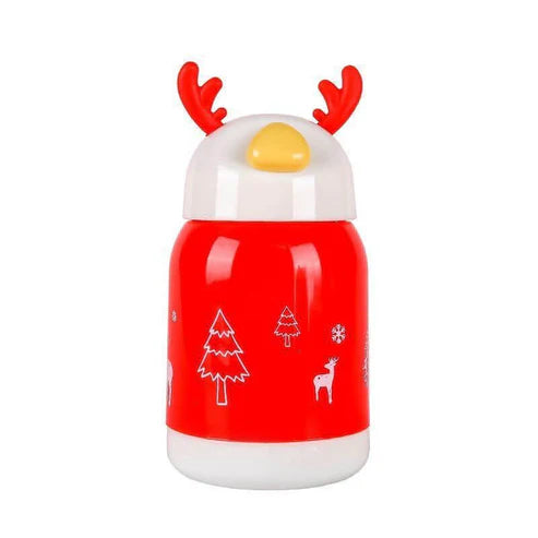 Small Premium Water Bottle Insulated Glass Bottle with Outer Plastic Cover