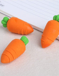 Bunny and Carrot Eraser Set
