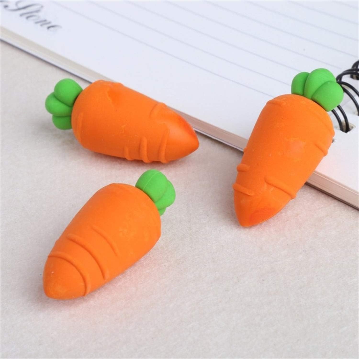 Bunny and Carrot Eraser Set