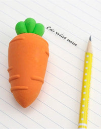 Bunny and Carrot Eraser Set
