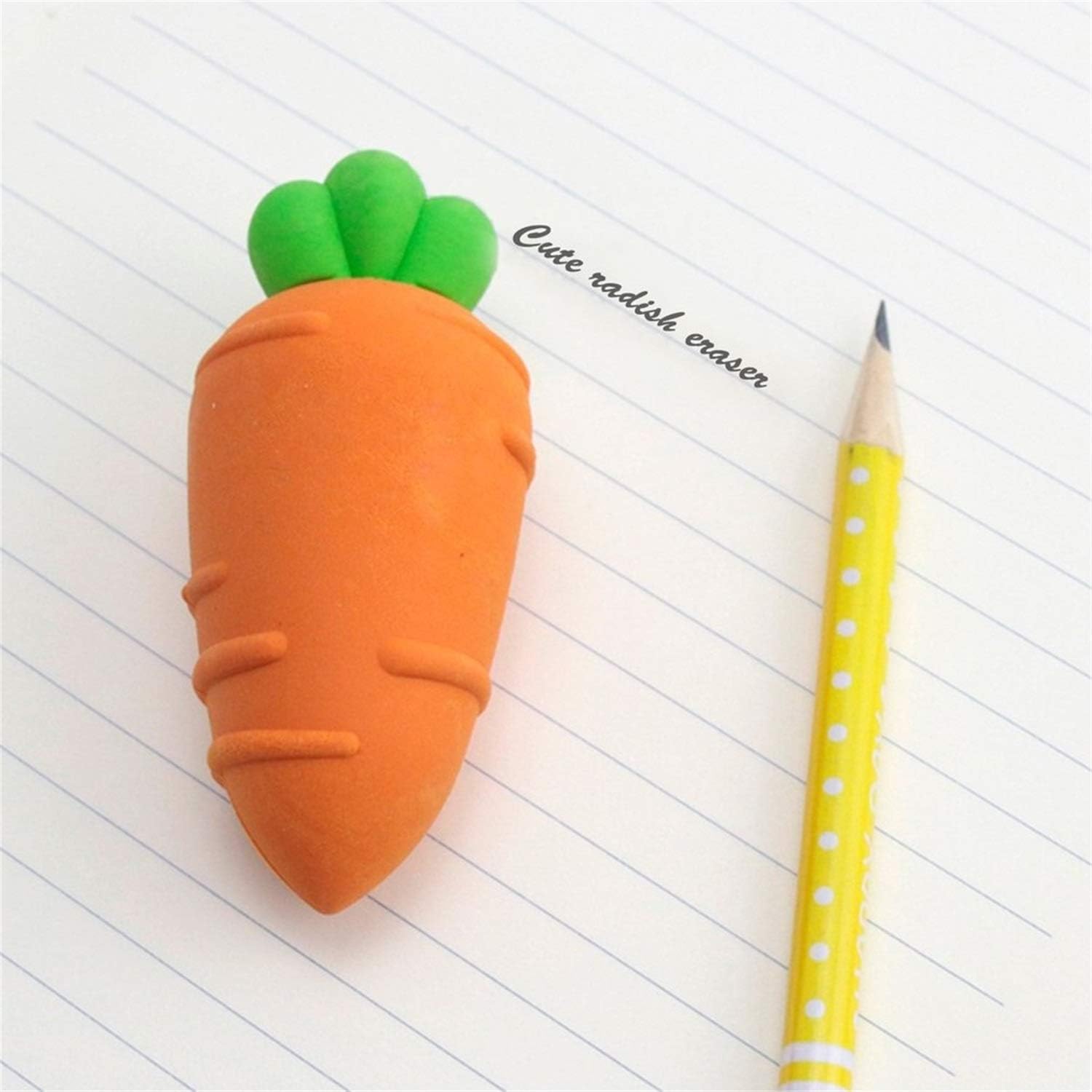 Bunny and Carrot Eraser Set