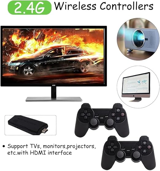 Premium 2.4G Wireless TV. Controller Gamepad