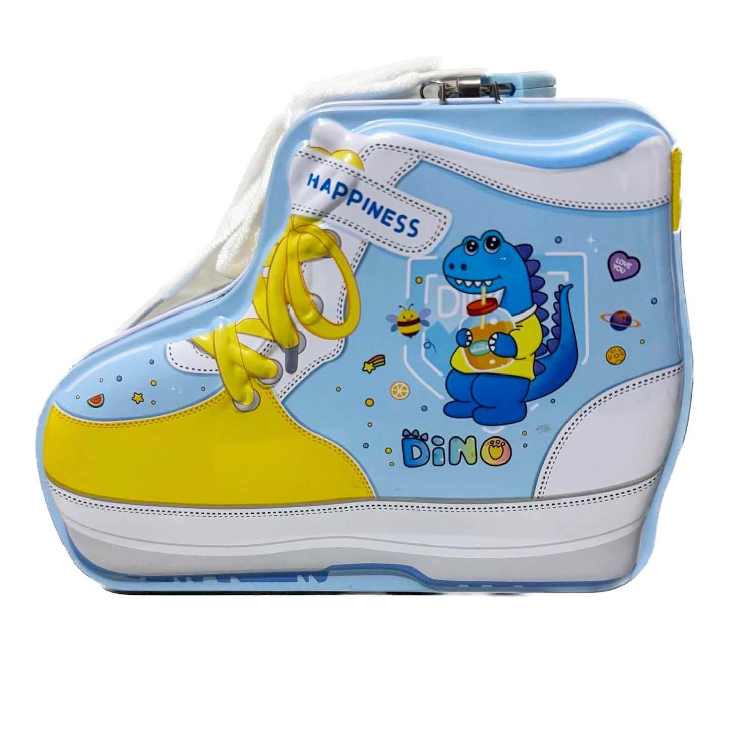 Shoe Shaped Bank for Kids | Steel Coin Bank| 3D embossing Coin Bank