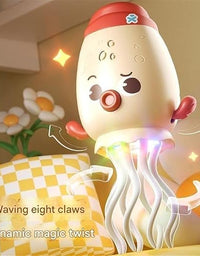 Electric Crawling Octopus Toy with LED Lights & Music (Chargeble)
