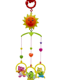 Sweet Cuddle Musical cot Mobile with Harmonious Music Rattle  (Multicolor)

