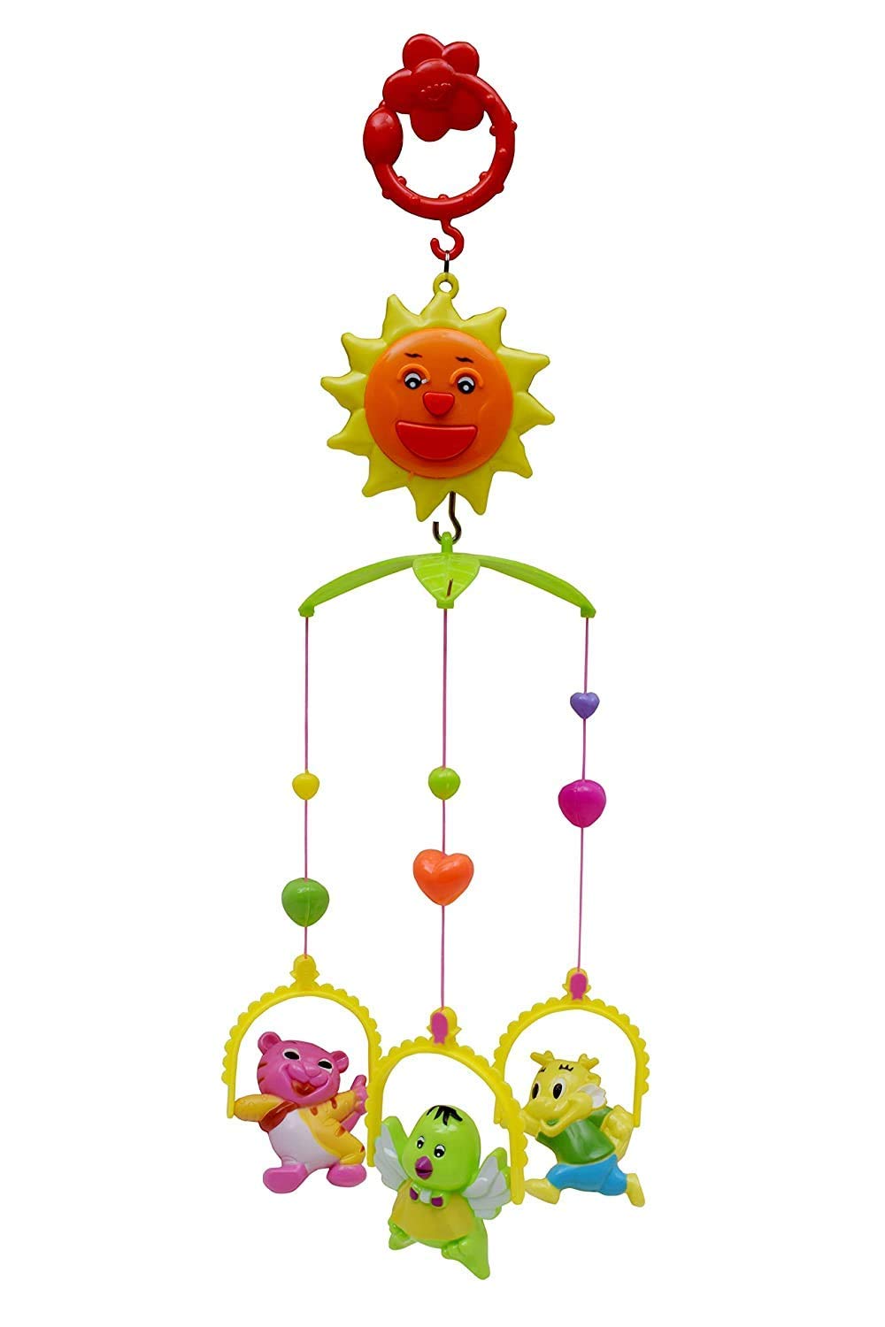 Sweet Cuddle Musical cot Mobile with Harmonious Music Rattle  (Multicolor)