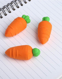 Bunny and Carrot Eraser Set
