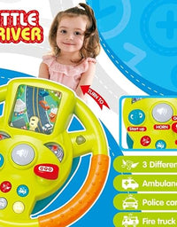 Little Driver Steering Wheel Toy with Music, Games & Vehicle Sounds
