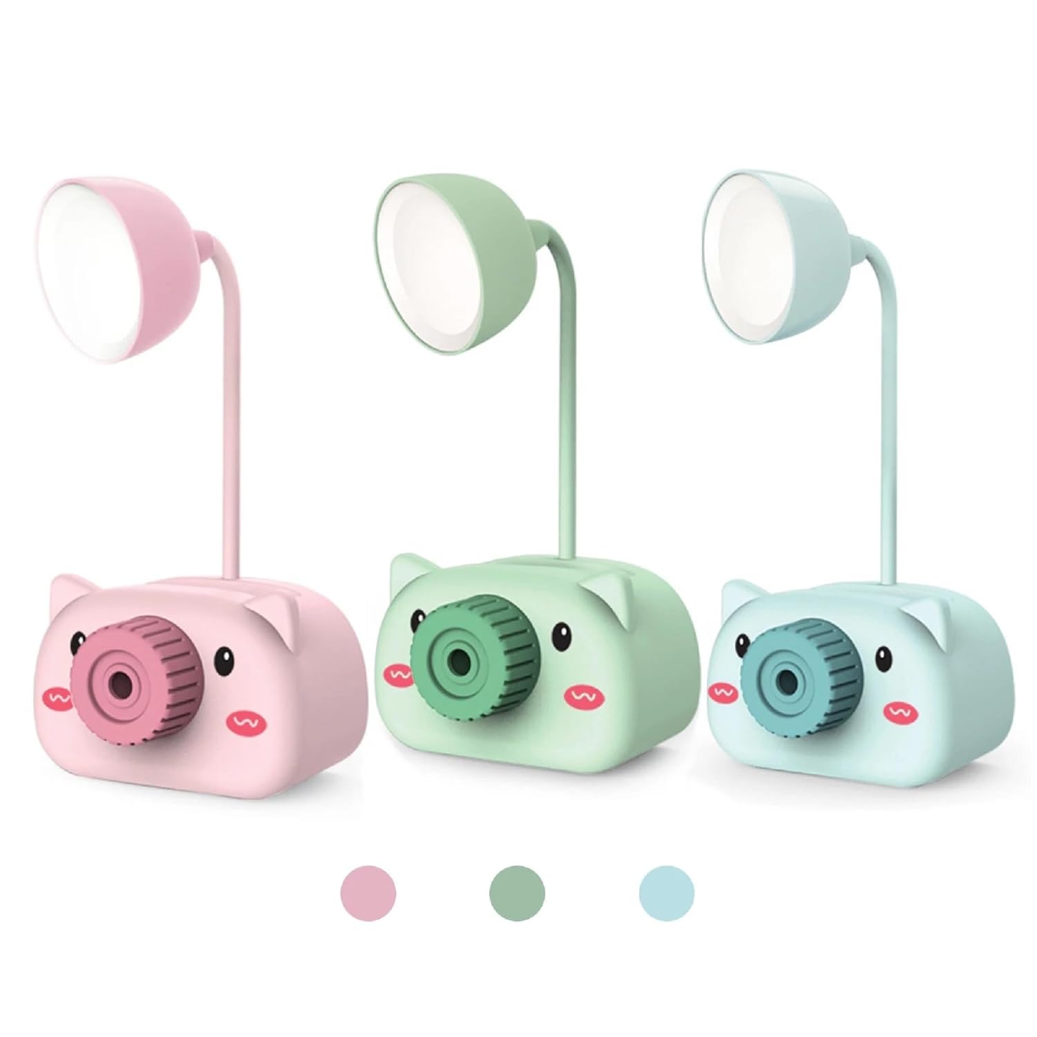 Cartoon LED Study Lamp with Sharpener