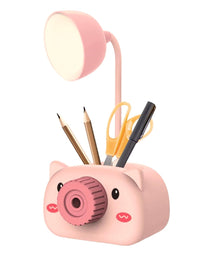 Cartoon LED Study Lamp with Sharpener

