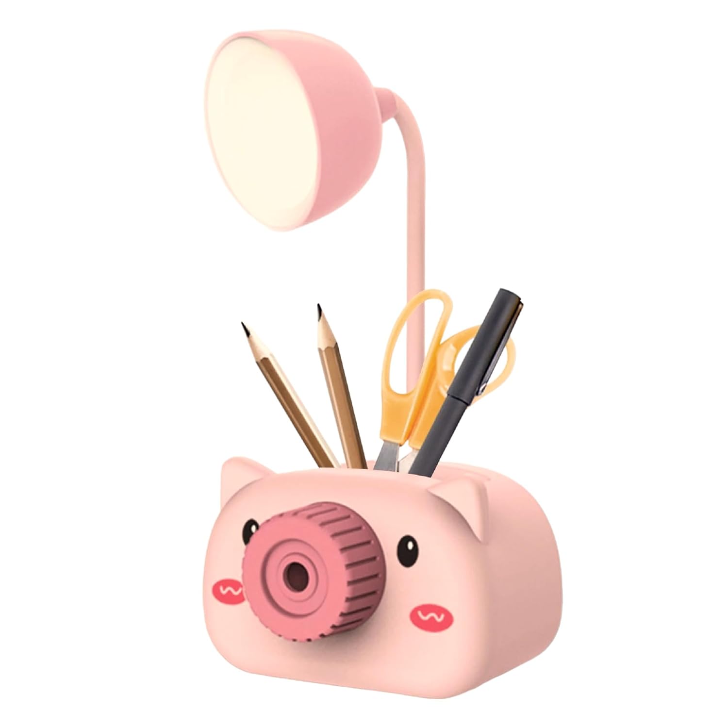 Cartoon LED Study Lamp with Sharpener