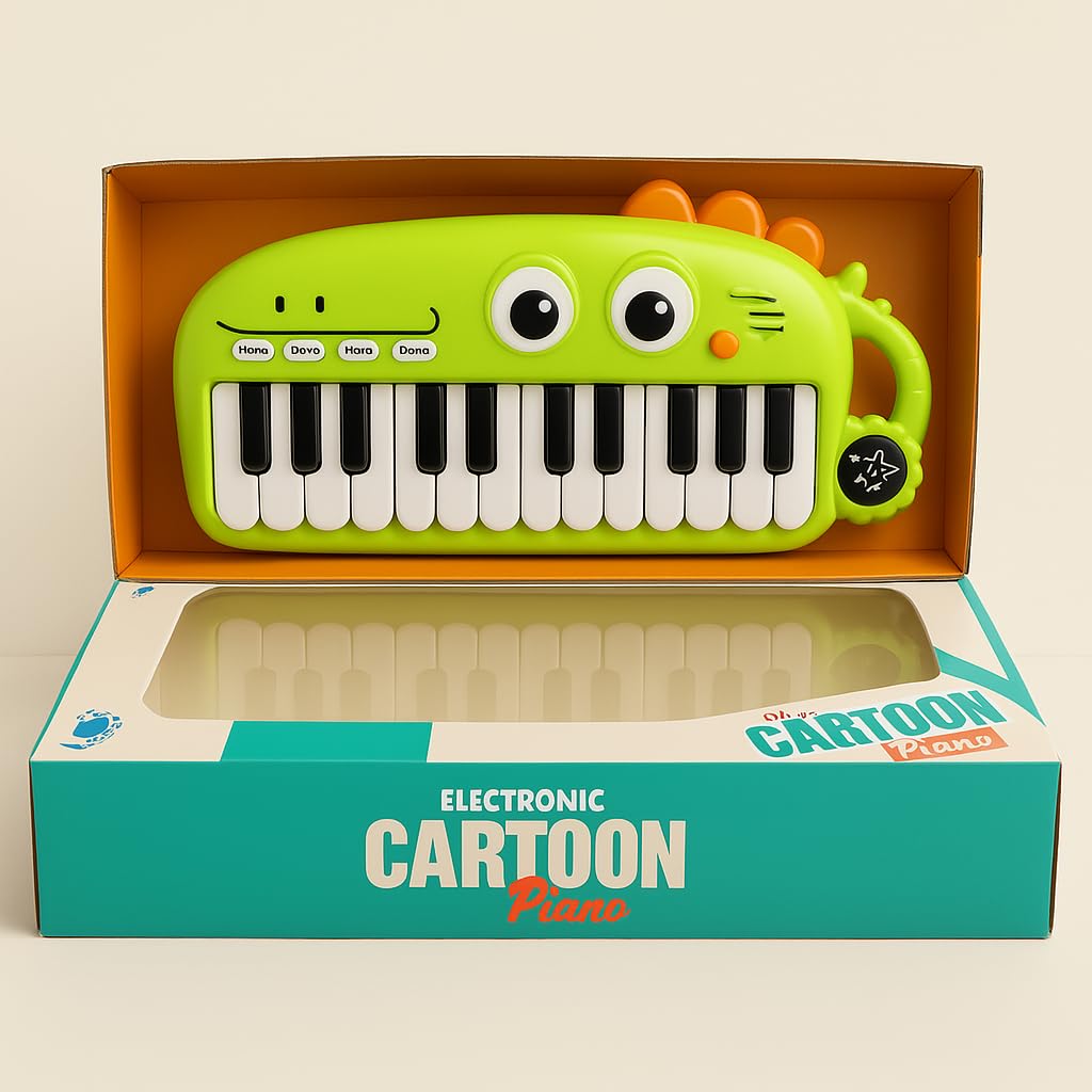 Musical Piano Toy | 24 Keys Mini Cartoon Piano for Baby