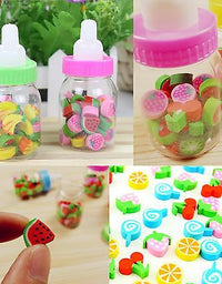 Mini Erasers in Baby Bottle Containers(SET OF 4)
