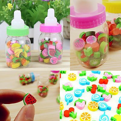 Mini Erasers in Baby Bottle Containers(SET OF 4)