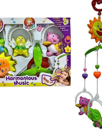Sweet Cuddle Musical cot Mobile with Harmonious Music Rattle  (Multicolor)
