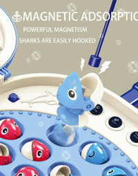 Magnetic Fishing Game Toy Set with Rotating Board

