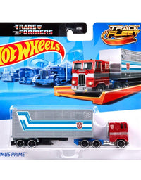 Hot Wheels Travk Fleet Transformers Prime Optimus Truck
