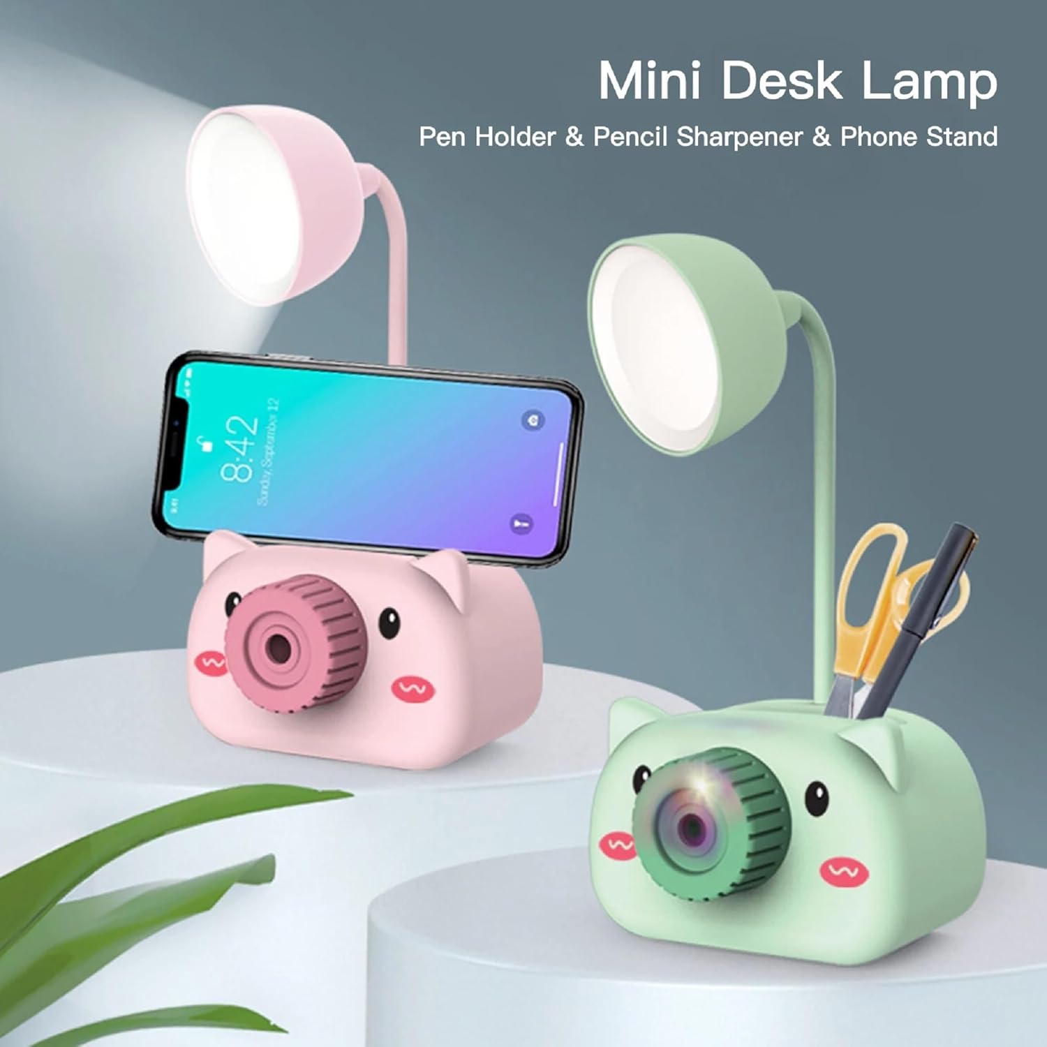 Cartoon LED Study Lamp with Sharpener