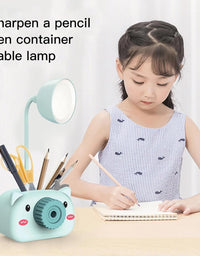 Cartoon LED Study Lamp with Sharpener
