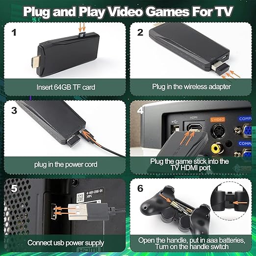 Premium 2.4G Wireless TV. Controller Gamepad