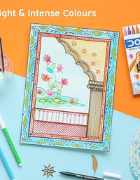 DOMS Aqua Watercolour Pen 12 Shades
