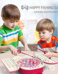 Magnetic Fishing Game Toy Set with Rotating Board
