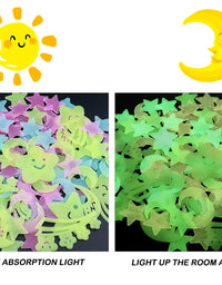 Fluorescent Glow-in-the-Dark Wall & Ceiling Stickers (PACK OF 1 SET)
