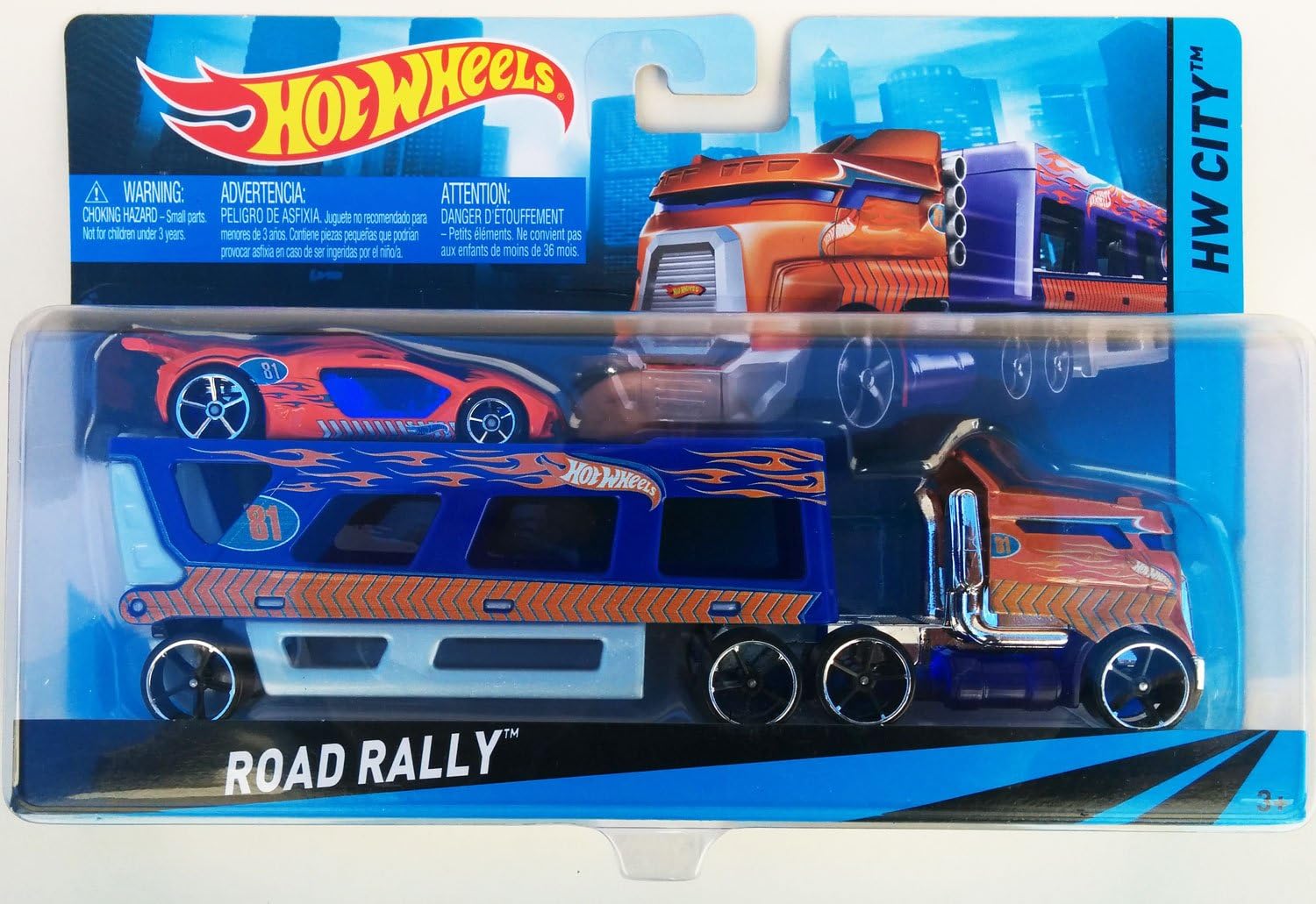 Hot Wheels Orange/Blue Road Rally