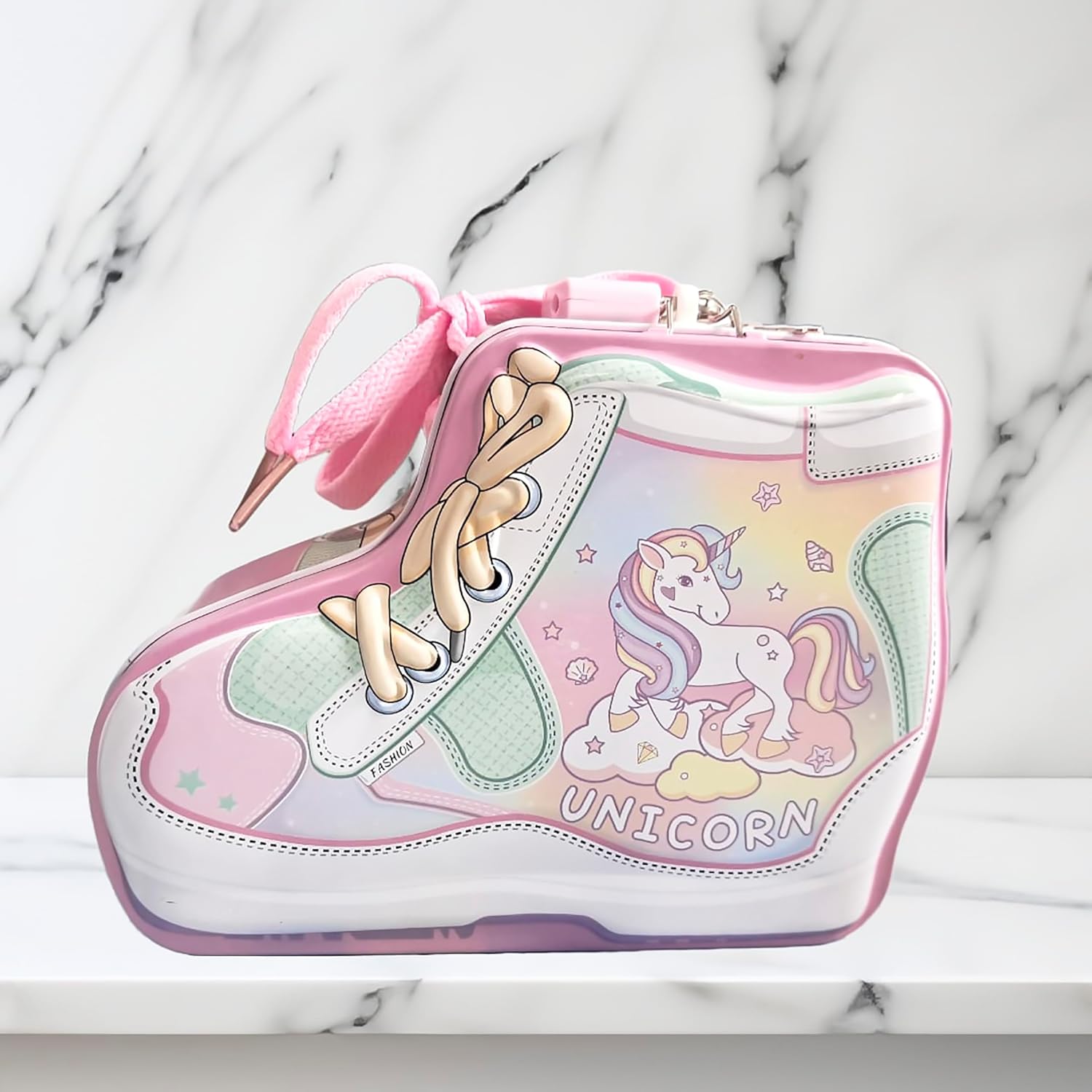 Shoe Shaped Bank for Kids | Steel Coin Bank| 3D embossing Coin Bank