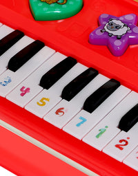 Animal Concert Musical Piano for Kids – Rotary Electronic Organ with Lights & Sound
