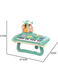 Animal Concert Musical Piano for Kids – Rotary Electronic Organ with Lights & Sound
