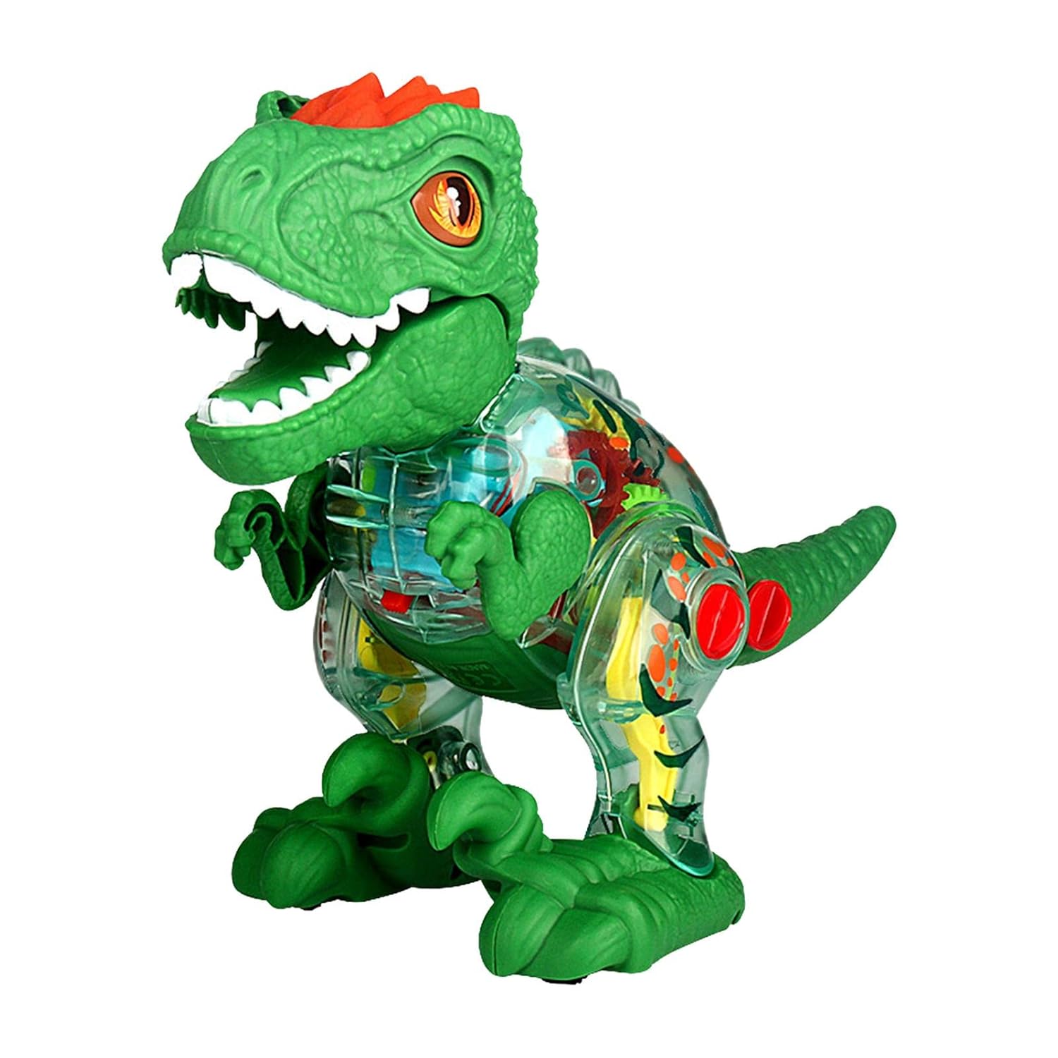 Toy Assemblable Transparent Dinosaur Durable Transparent for Gift